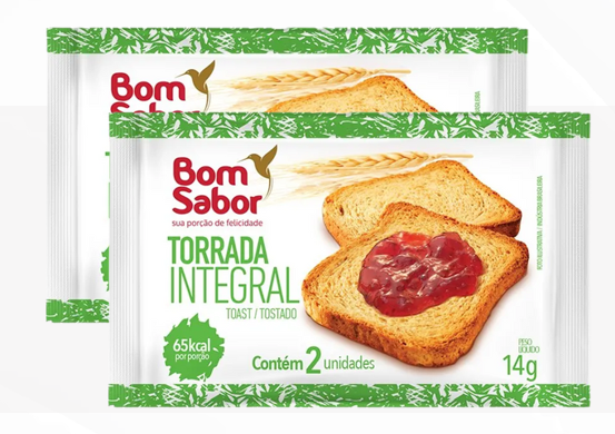 Torrada Integral 100×2 unidades